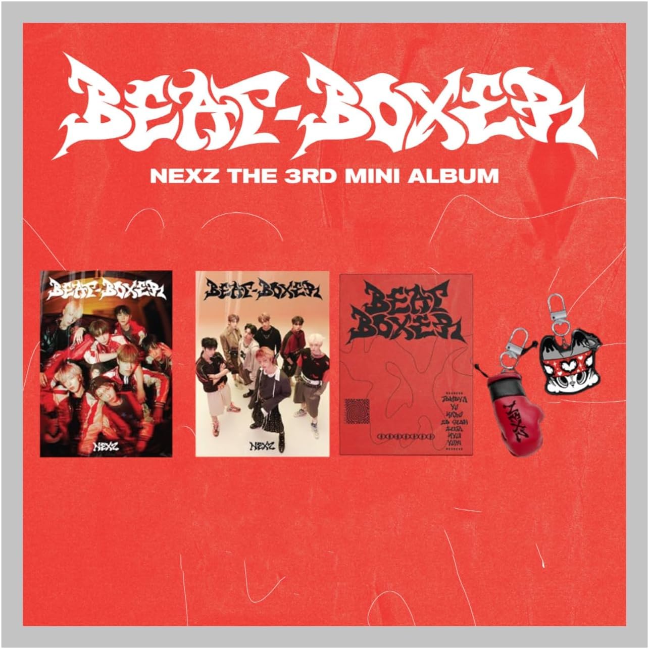 NEXZ Beat-Boxer 3 coffret de deux albums avec cartes photos le cadeau idéal pour collectionneur