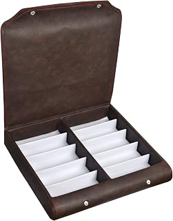 Nooks Sunglass,Goggles And Eyewear Leather Storage Box Case Cover Organizer Compartment In Leather Made In India | 10 * 8... Price In India