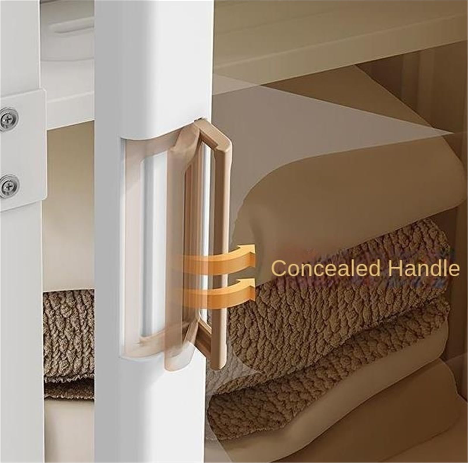 Tragbarer Schrank Für Schlafzimmer Kleiderschrank, Faltbarer Kleider-Organizer mit Ablagefach, Kleideraufbewahrung Magnettüren Und Ankleidezimmer(White 1)