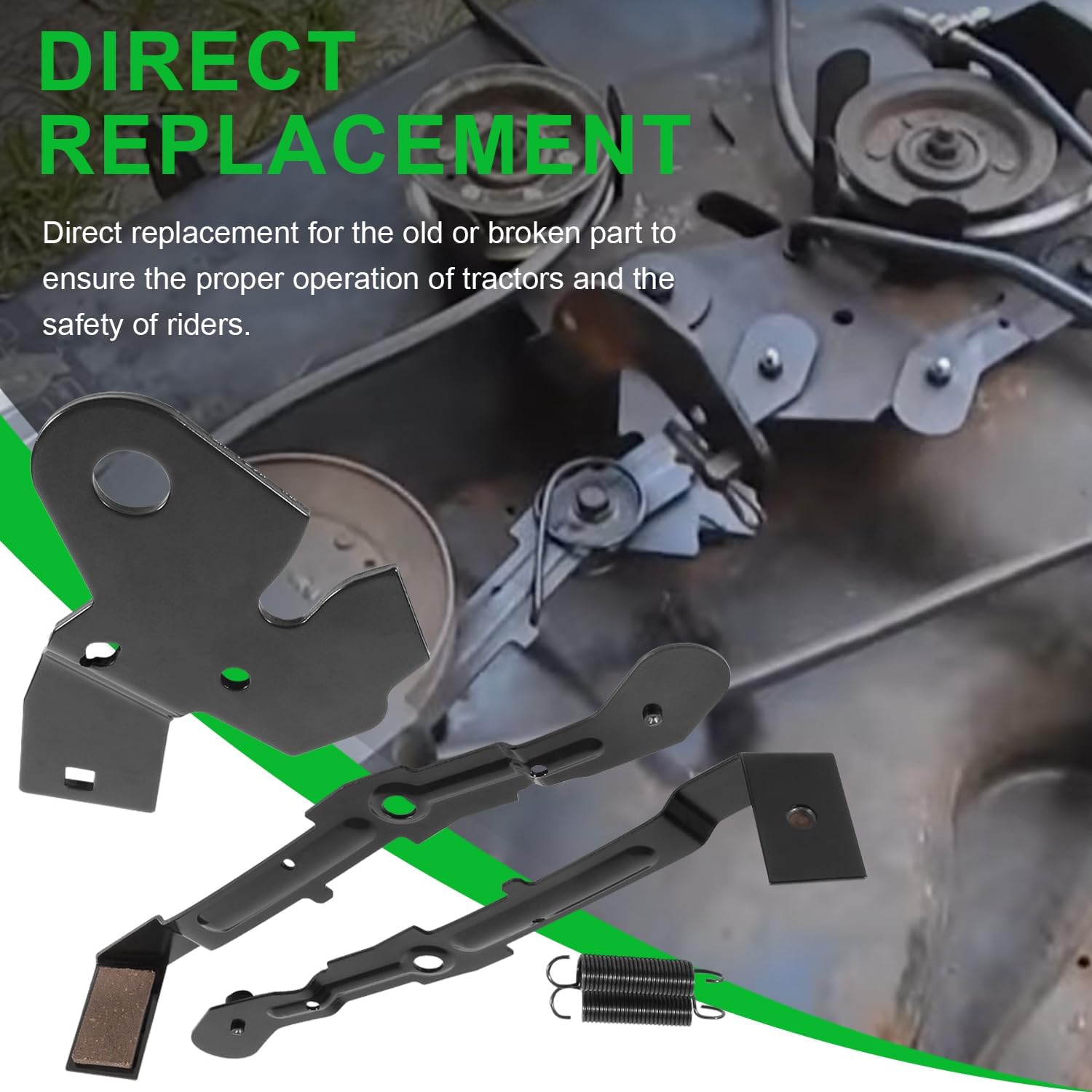 Arm Bracket Roller Cam Kit Fit for AYP/Husqvarna/Craftsman 42" Mower Deck LT1000 LT2000 532151785 184907 131335 155046