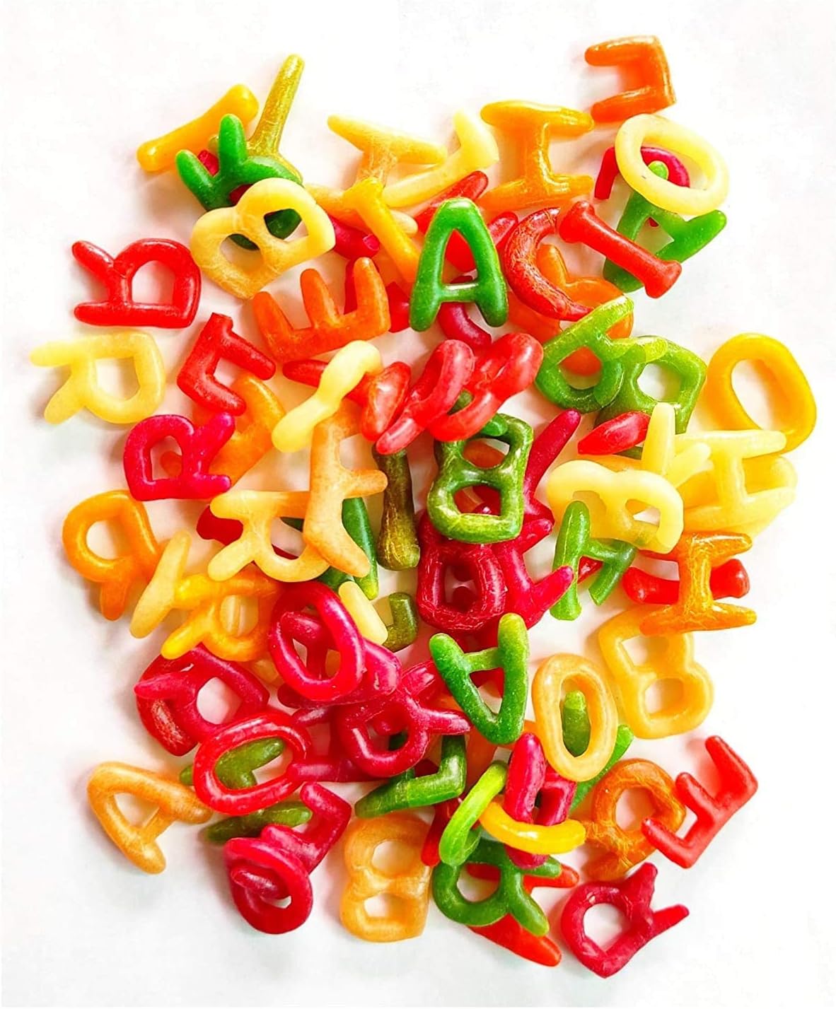 MUK ABCD with Chat Masala, 400g. Fun Learning snack Alphabet Fryums Tasty papad fryums Ready to Fry chips ready to cook air fry or microwave
