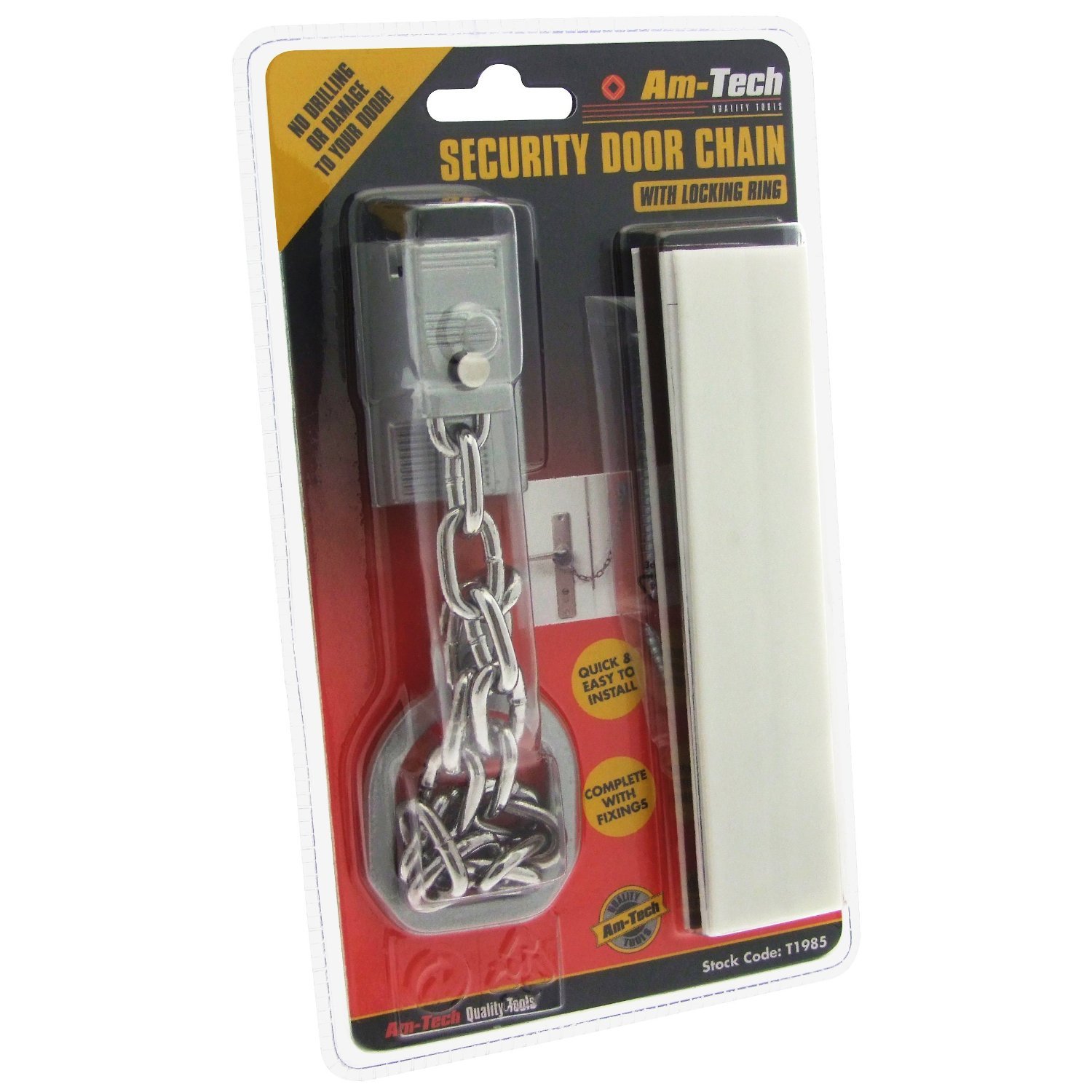 HEAVY DUTY CHAIN LOCK LOCKING WITH SCREWS DOOR SECURITY LOCKS AS SEEN ON TV-SOVI