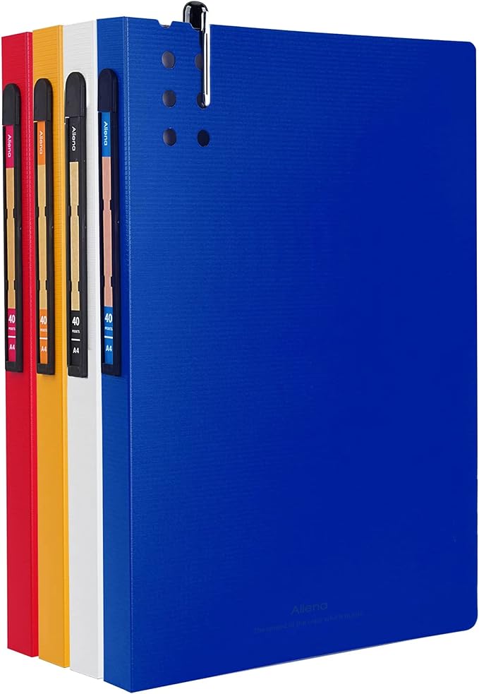 APOMOONS Sichtbuch A4 Mit 100 Klarsichthüllen - Präsentationsmappe Wasserdicht