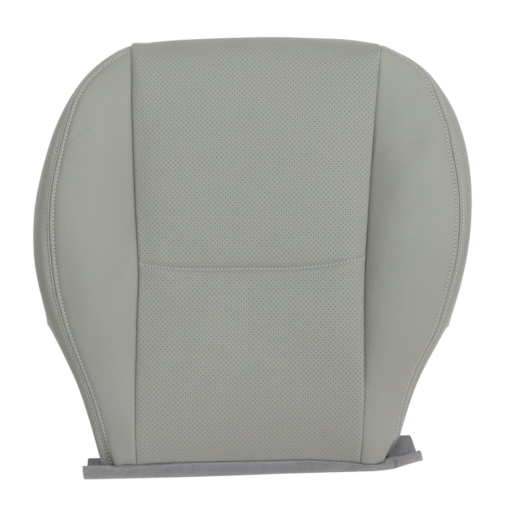 Funda de asiento delantero gris perforada para Subaru Forester años 2014 2015 2016 8