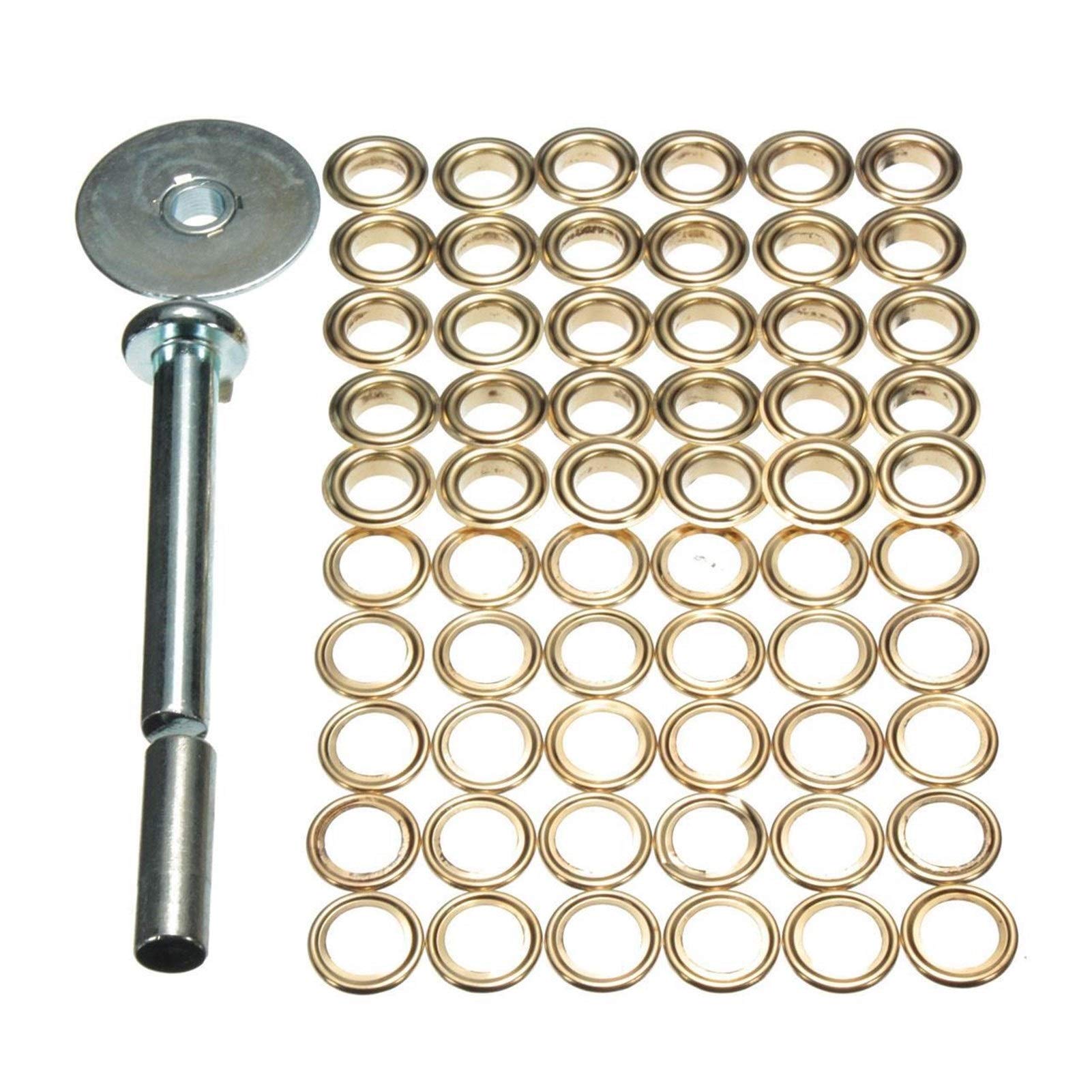 Kit Occhielli, 12 Mm Kit Occhielli Strumenti In Metallo Set Occhielli 100 Set Kit Occhielli Occhielli Per Teloni Per Cucire Tela Telone Riparazione Tenda 12 Pollice Argento 77118085