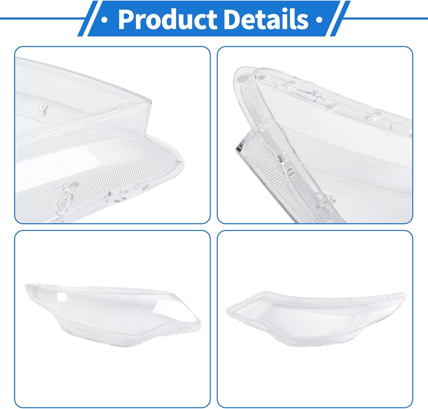 ACROPIX Headlight Lens Cover Headlight Headlamp Lense Clear Lens Cover for Kia Optima 2016-2018 Clear PC 1 Pcs Front Right Car