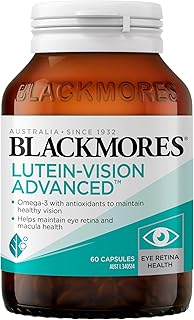 Blackmores Lutein-Vision Advanced |Supports Eye Health & Healthy Vision | 60 Tablets