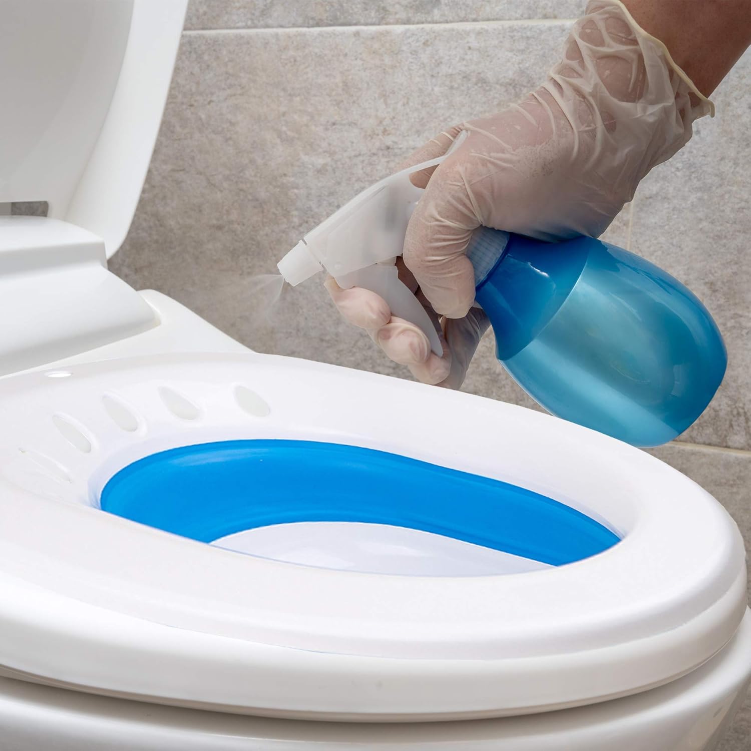 Sitz Bath for Hemorrhoids, Sitz Bath for Toilet Seat, Postpartum Care Treatment, Sits Bath Kit for Women. Yoni Steam, Perineum Relief, Foldable Easy to Store. : Health & Household