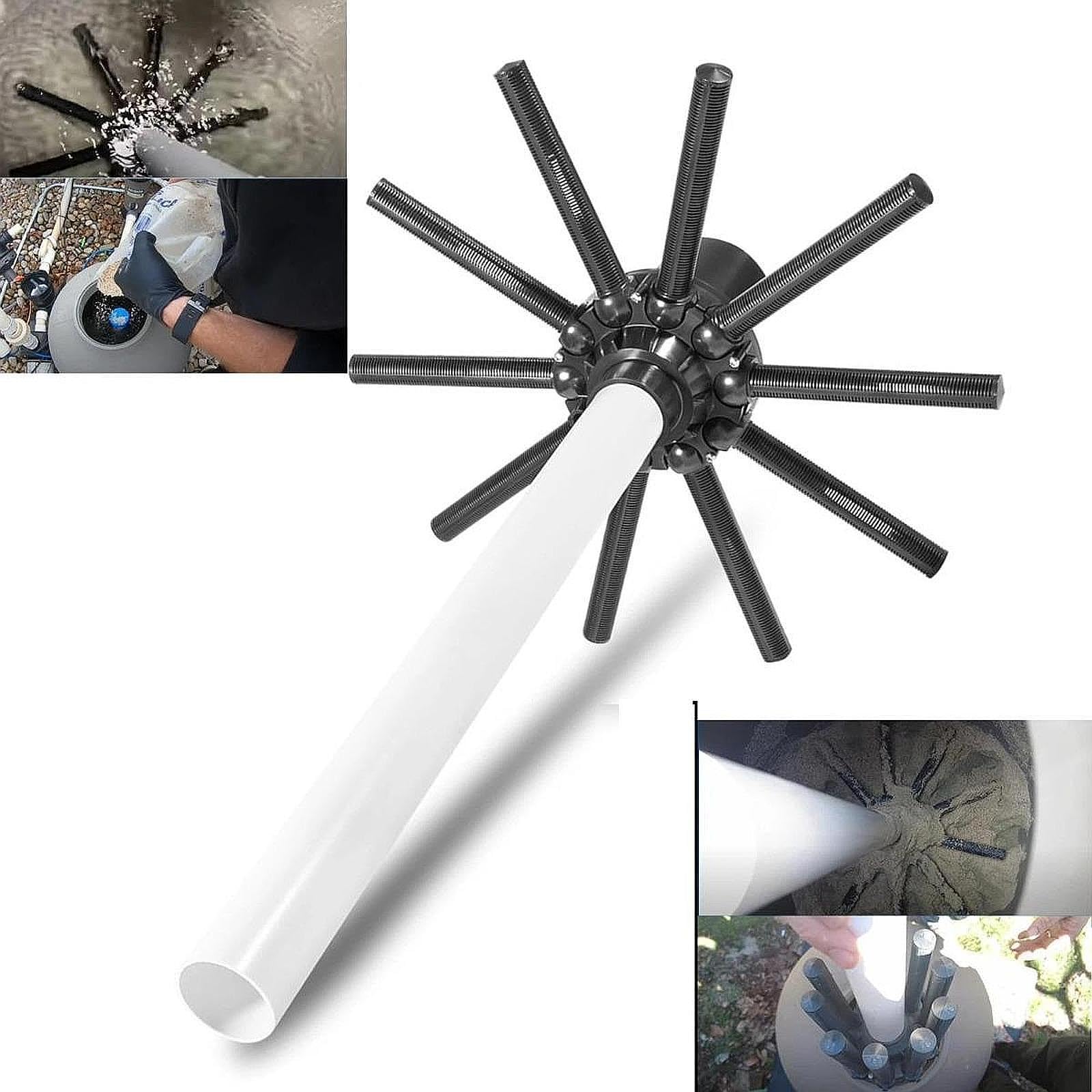Ensemble de Composants pour Filtre de Piscine à Montage Latéral avec Tube Central, SX220DA Help Clean