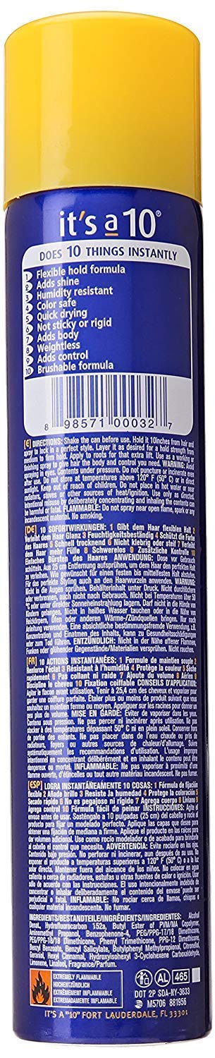 It's a 10 Haircare Miracle Finishing Spray, 10 fl. oz. (Pack of 2)