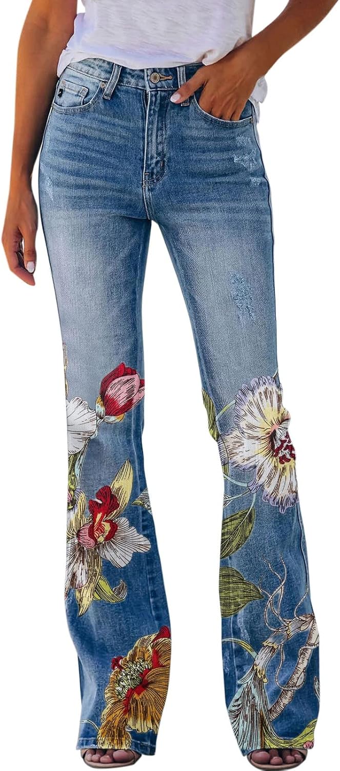 Baggy Jeans Damen - High Waist Boyfriend Jeans, Lockere Passform, Stretch - Y2K Style Sommerhose & Freizeitjeans