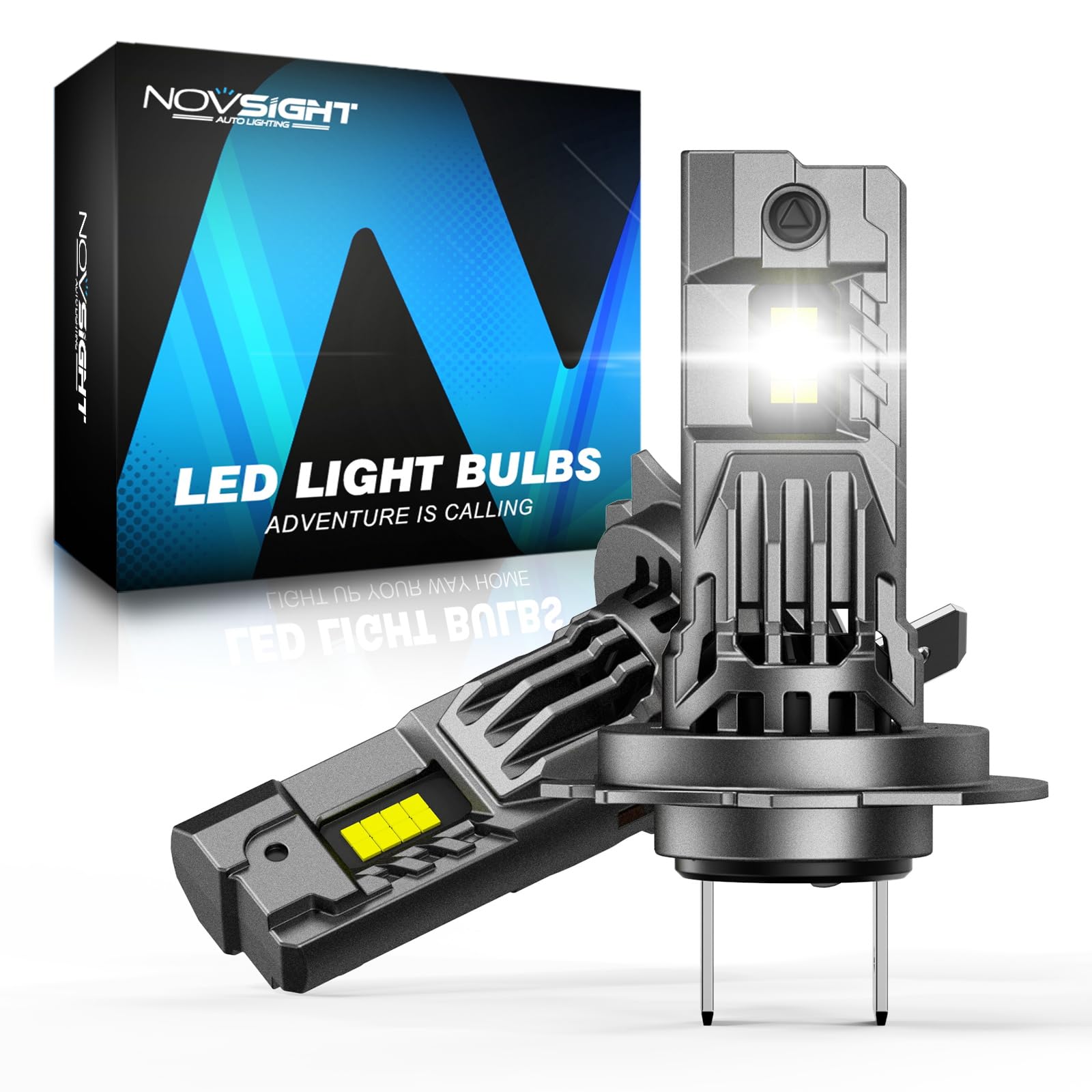 NOVSIGHT H7 LED Fog Light Bulbs