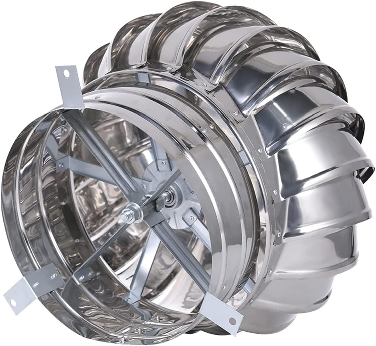 Stainless Steel Rotating Spinning Ventilation Chimney Cowl,Antidowndraught