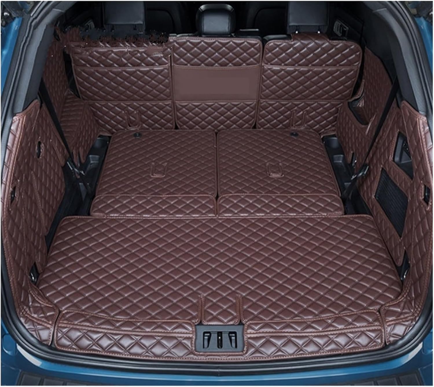 Amazon.co.jp 車のカーゴマット フォードエクスプローラー 2020 2021 2022 車のトランクマット保護革マットインテリア