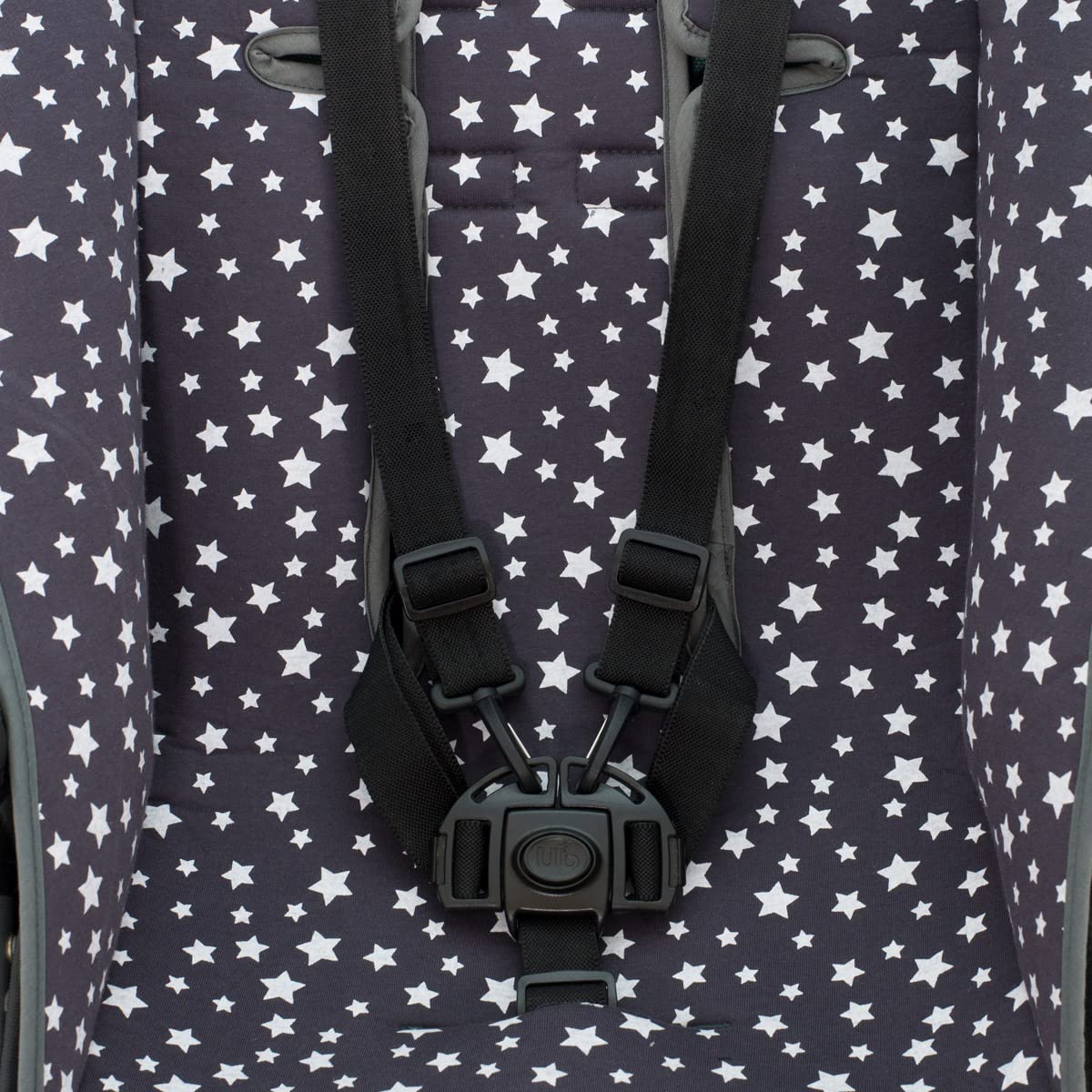 JYOKO Kids Universal 100% Cotton pram Liner for Stroller Compatible with UPPABABY Vista and Cruz (Winter Sky) - Image 4