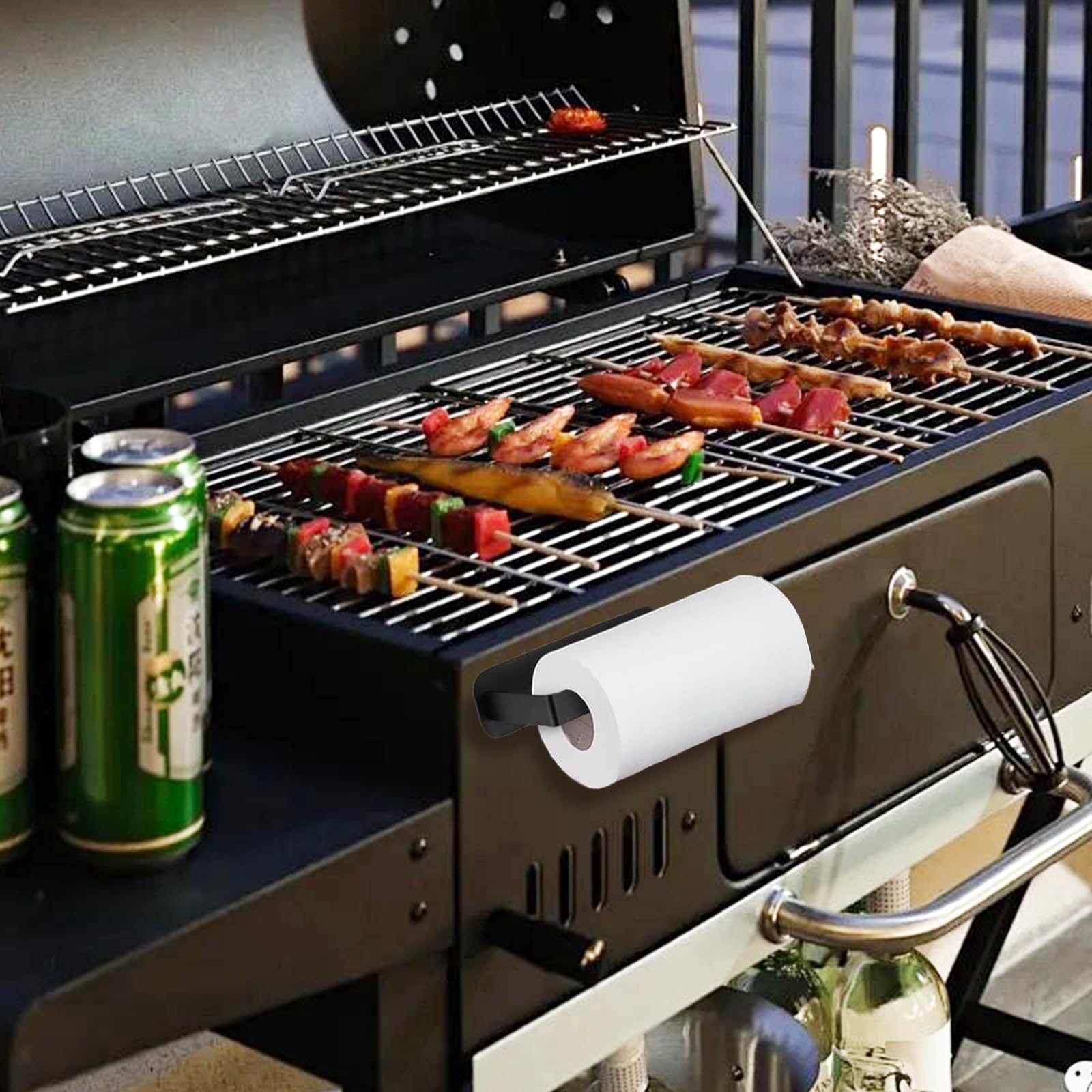 Portarotolo Carta Da Cucina Magnetico - Senza Foratura, Per Frigorifero O Microonde - Foto 4