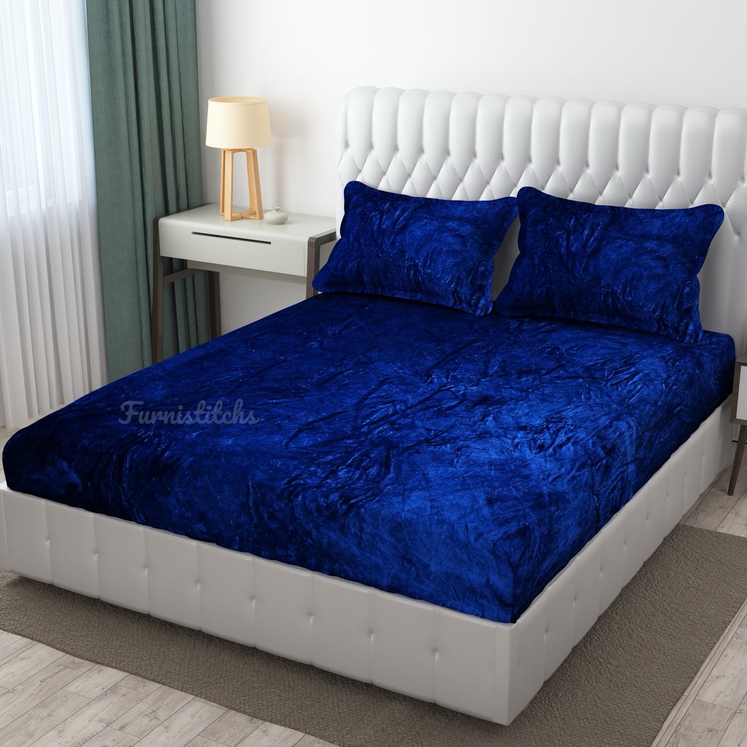 Velvet Warm Winter Bedsheets - King Size -10