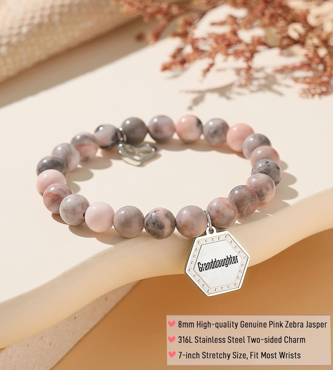 TONY & SANDY Unique Valentines Day Gifts for Her, Mom, Daughter, Wife, Friends, Sister, Aunt - Beaded Bracelets Women Teen Girls Gifts Jewelry on Birthday Graduation Easter - Image 3