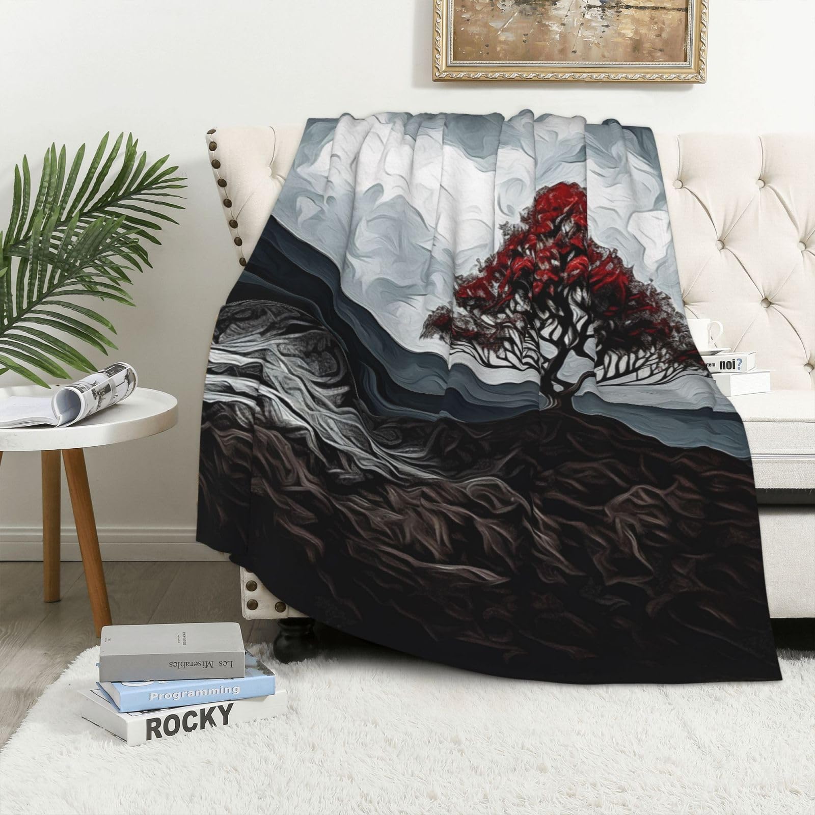 Couverture chaude pour chaise de bureau et canapé en flanelle douce
