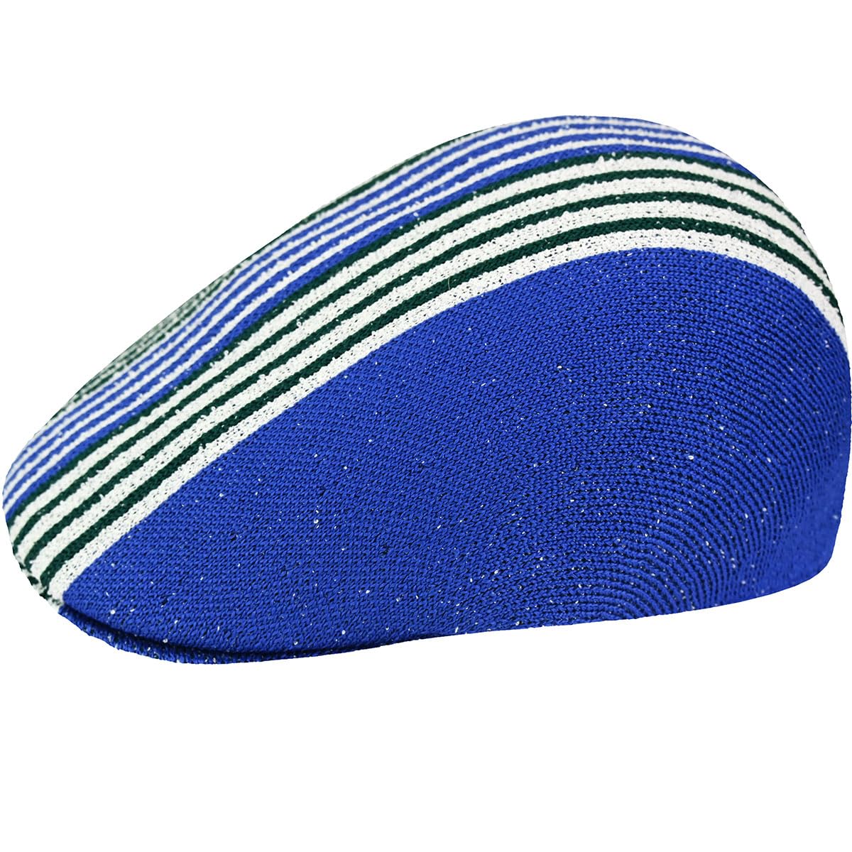 Kangol League 507 Flat Cap by Men - Ivy hat with Peak Summer Spring-Summer - S (54-55 cm) Green-Blue