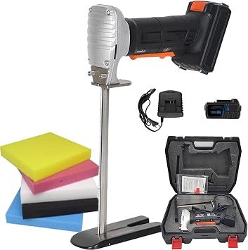 Brushless Foam Rubber Cutter,Foam Rubber Cutter kit,Electric Saw Tool Professional Sponge Cutter Foam Sponge reciprocating Cutting Saw12in