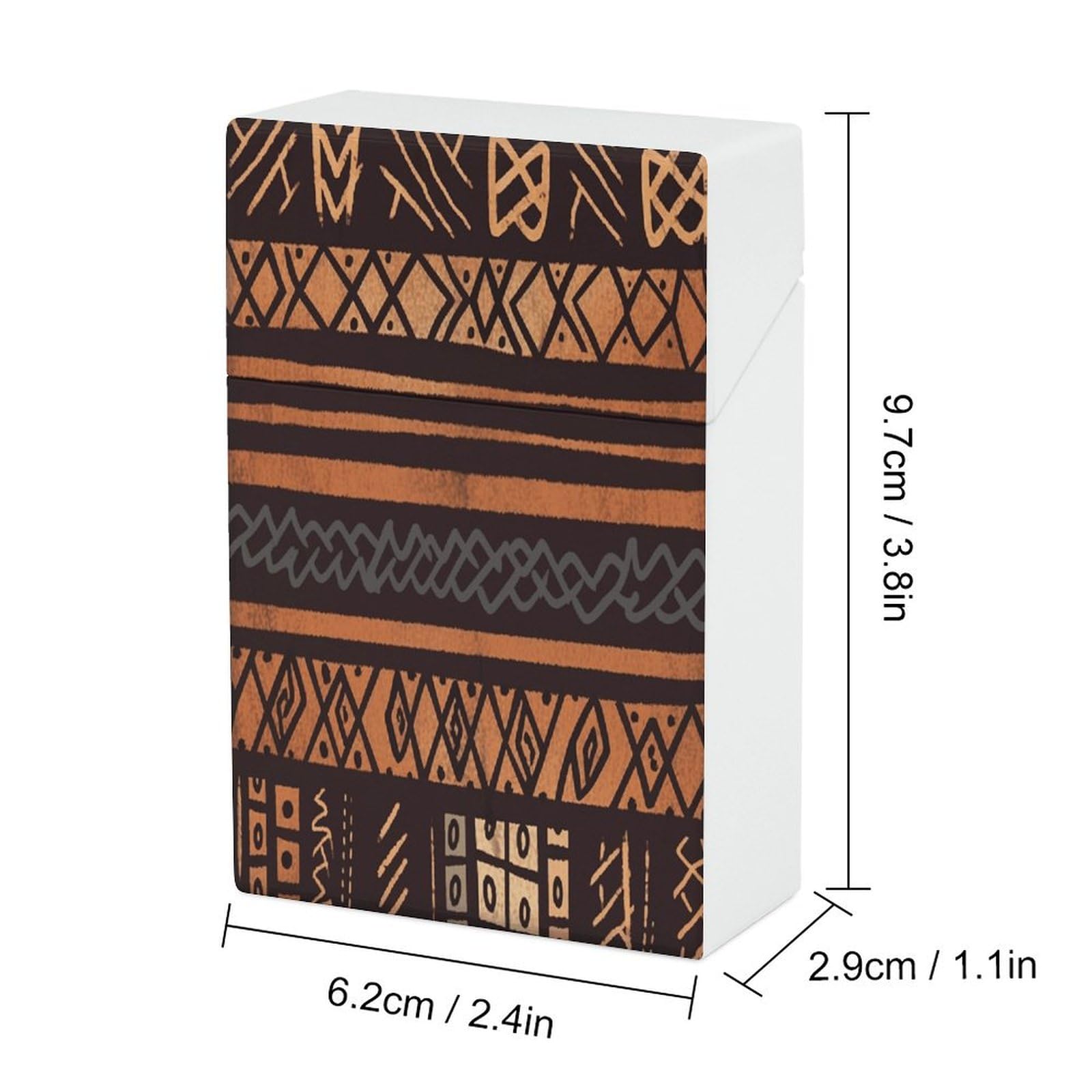 Amazon.com: Durable Plastic Cigarette Case, African Mud Cloth Tribal Print  Easy Open/Close Design Compact and Stylish Cigarette Box for Men and Women  : Salud y Hogar