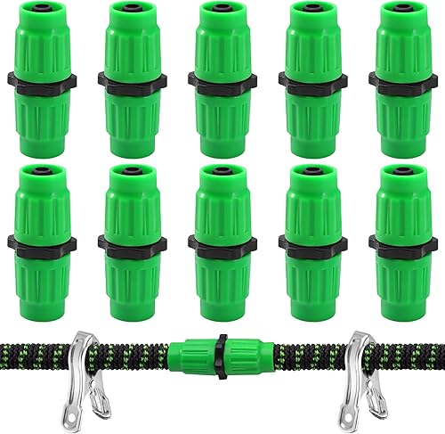 Kit de reparación de manguera de jardín expandible con abrazadera de metal, manguera de doble canal hembra macho conectores para manguera de