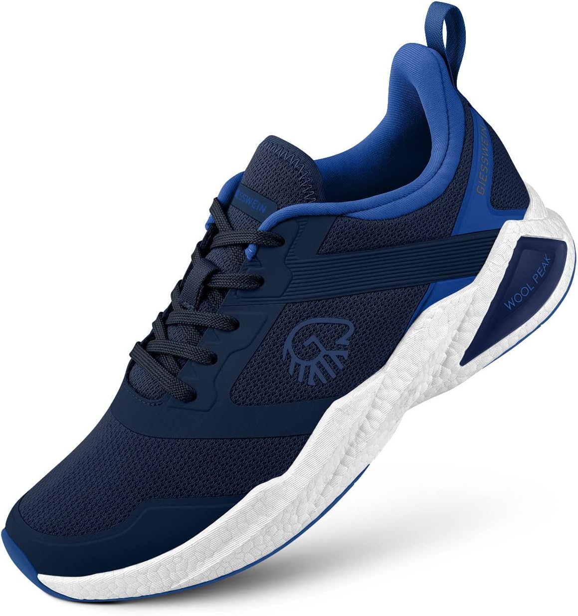GIESSWEIN Wool Trainer Men - Lichtgewicht gymschoen gemaakt van ademende merinowol met een energieke zool, antislipgrip en stabiele ondersteuning voor GIESSWEIN Wool Trainer Men - Lichtgewicht gymschoen gemaakt van ademende merinowol met een energieke zool, antislipgrip en stabiele ondersteuning voor