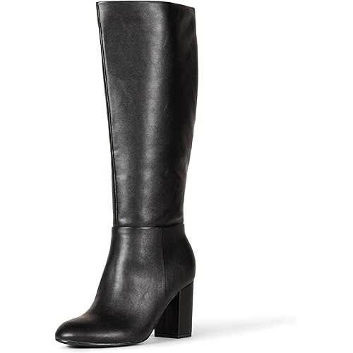 Amazon Essentials Women's Tall Boots with Chunky Block Heel