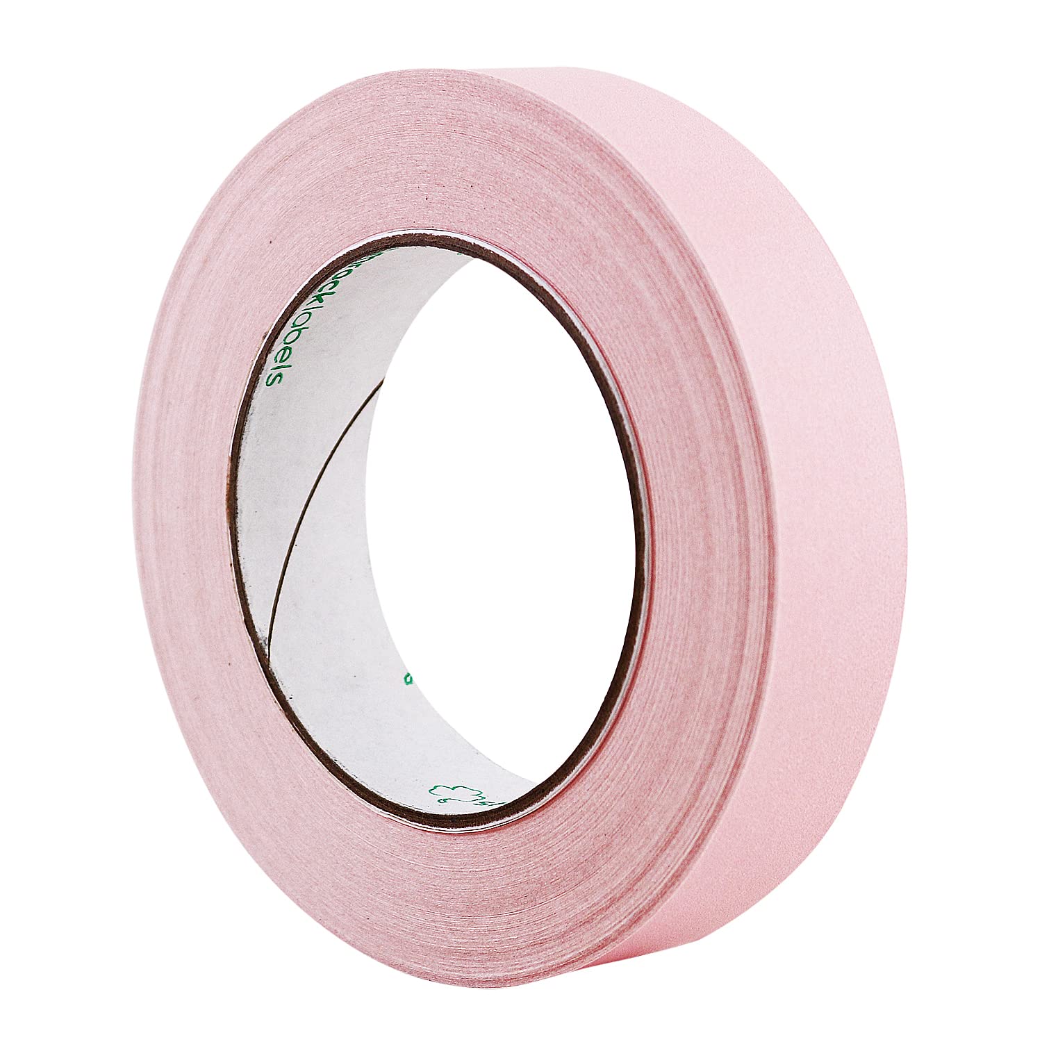 RPI Color Coded Multi-Purpose Laboratory Tape, 3 Inch Core, 1 Inch Wide, 2,160 Inches per Roll, Pink