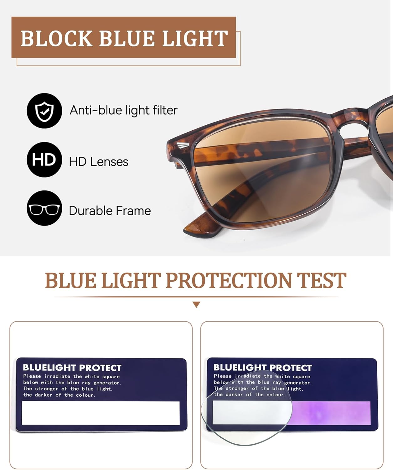 IGnaef Reading Sunglasses for Women Men, Full Lens readers Sunglasses UV400 Protection IF8082 - Image 6