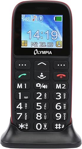 Miniatura 2 de Olympia 2214 Bella - Teléfono móvil botones grandes botón de emergencia apto para personas mayores pensionistas sin contrato teléfono aprobado por