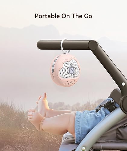 Miniatura 6 de Dreamegg Máquina de ruido blanco  Máquina de sonido portátil para bebé adulto, cuenta con batería potente, 21 sonidos relajantes, cancelación de