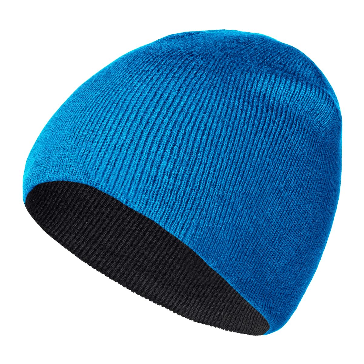 ZOORON Beanie for Women Men Reversible Winter Hats Unisex Cuffed Skull Knit Hat Cap