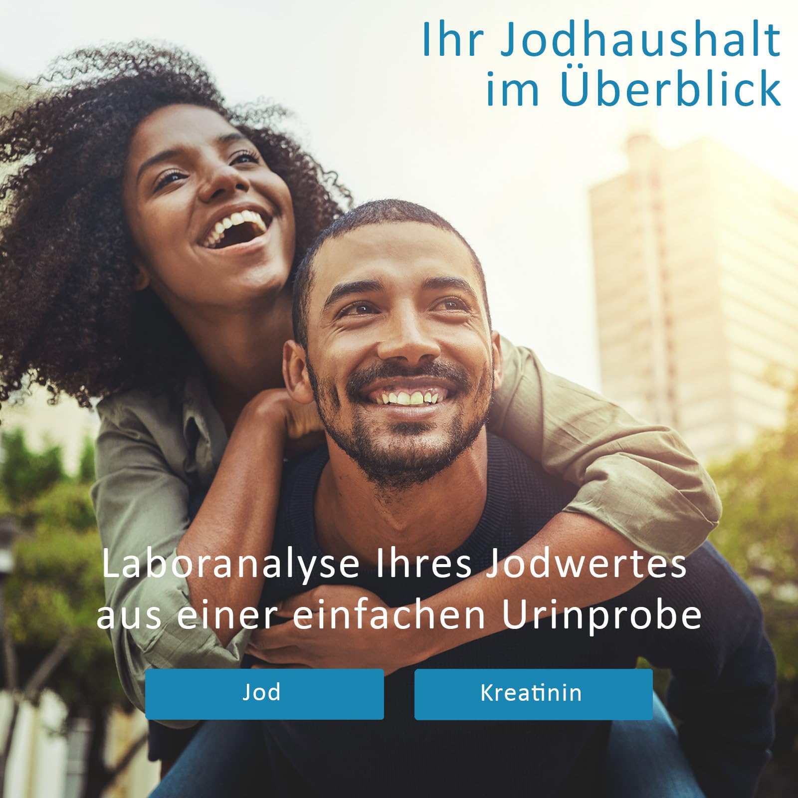 Verisana | Jod Test | Test Kit auf Jodmangel & Kreatinin | Einfach & bequem zu Hause bestimmen | Jodmangel & Schilddrüse