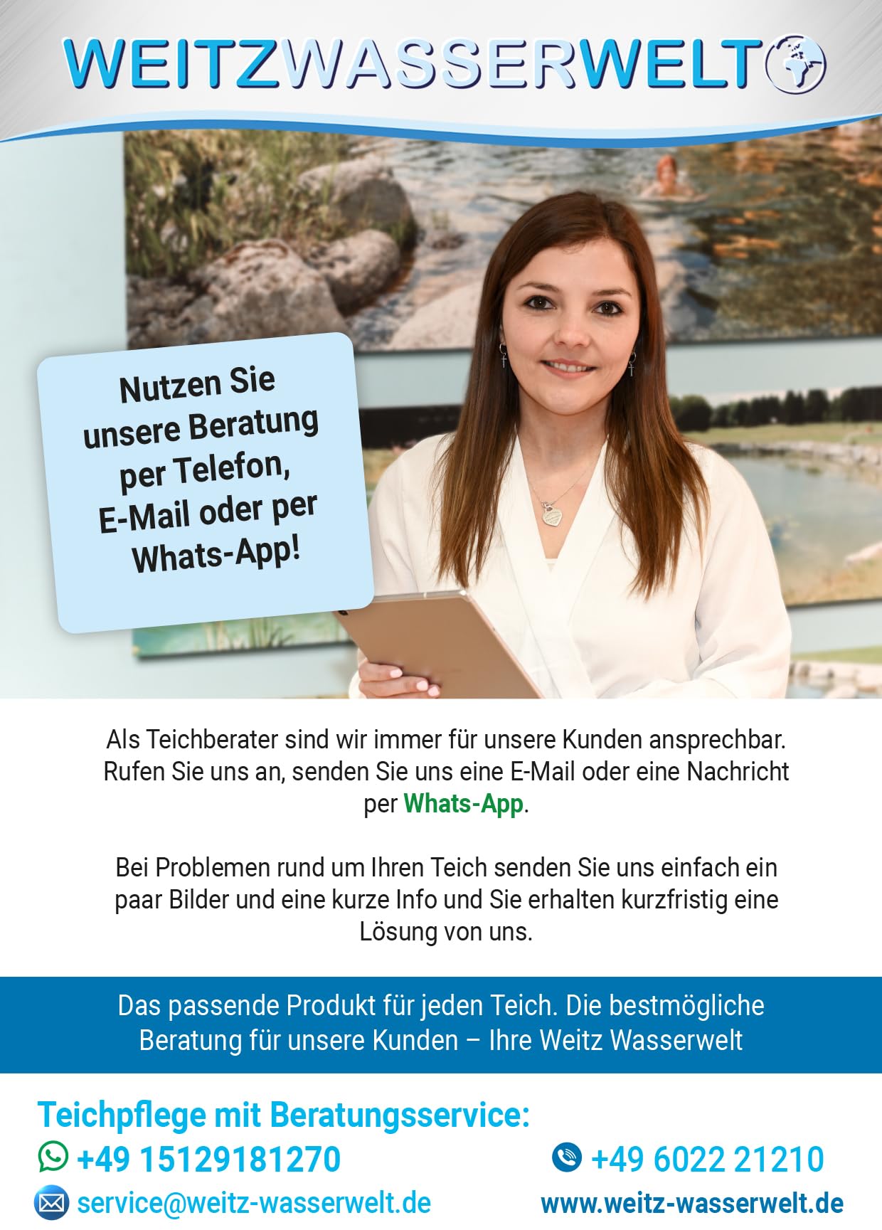TEICH aquatop - Pflege des Wassers im Teich (2,50 kg)