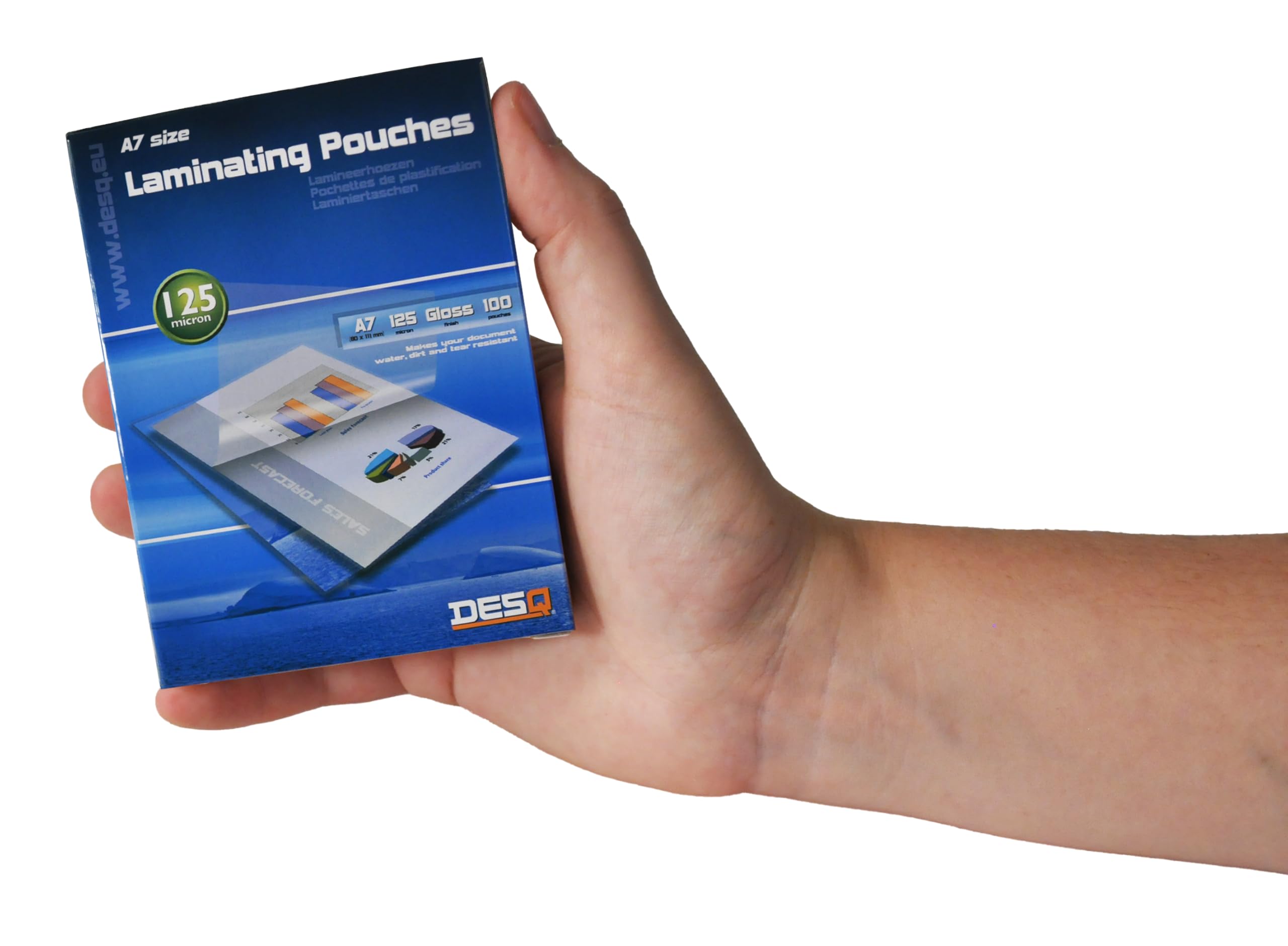Pochettes De Plastification A4 Mates 100 Microns - Lot De 100 - Finition Anti-reflet, Texture Douce - Pour Documents Et Photos