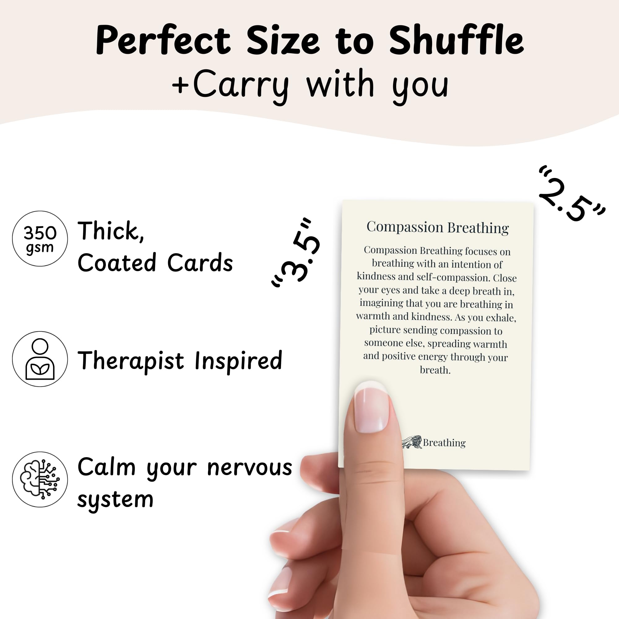 Cartes de thérapie somatique avec exercices pour réinitialiser votre système nerveux, soulager l'anxiété, apaiser le stress et se reconnecter par la pleine conscience, la respiration et les mouvements