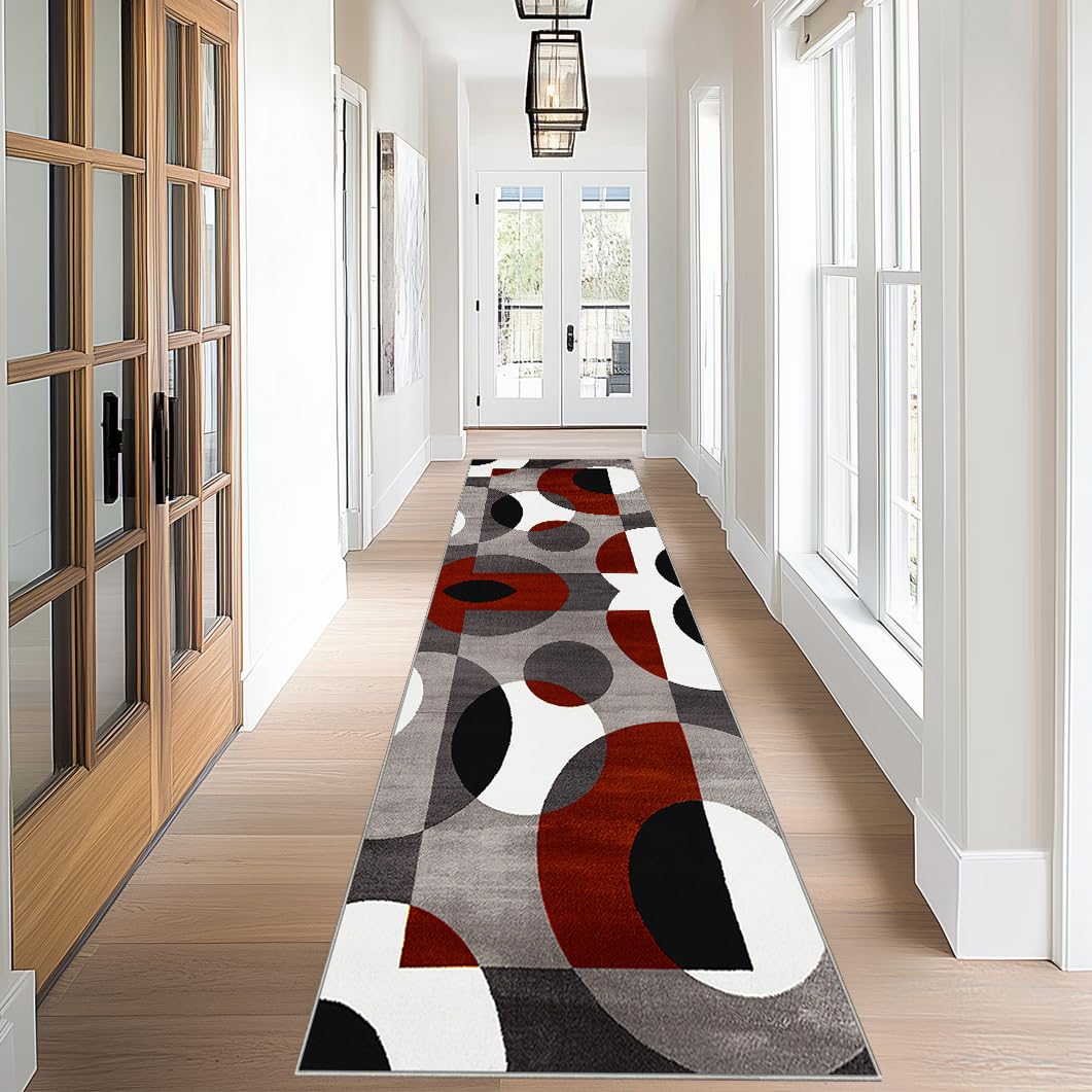 Dywan kuchenny, nadający się do prania, chodnik do przedpokoju, antypoślizgowy chodnik na korytarz, 100 x 240 cm, niskie runo, wycieraczka podłogowa, chłonny chodnik do przedpokoju, sypialni, łazienki
