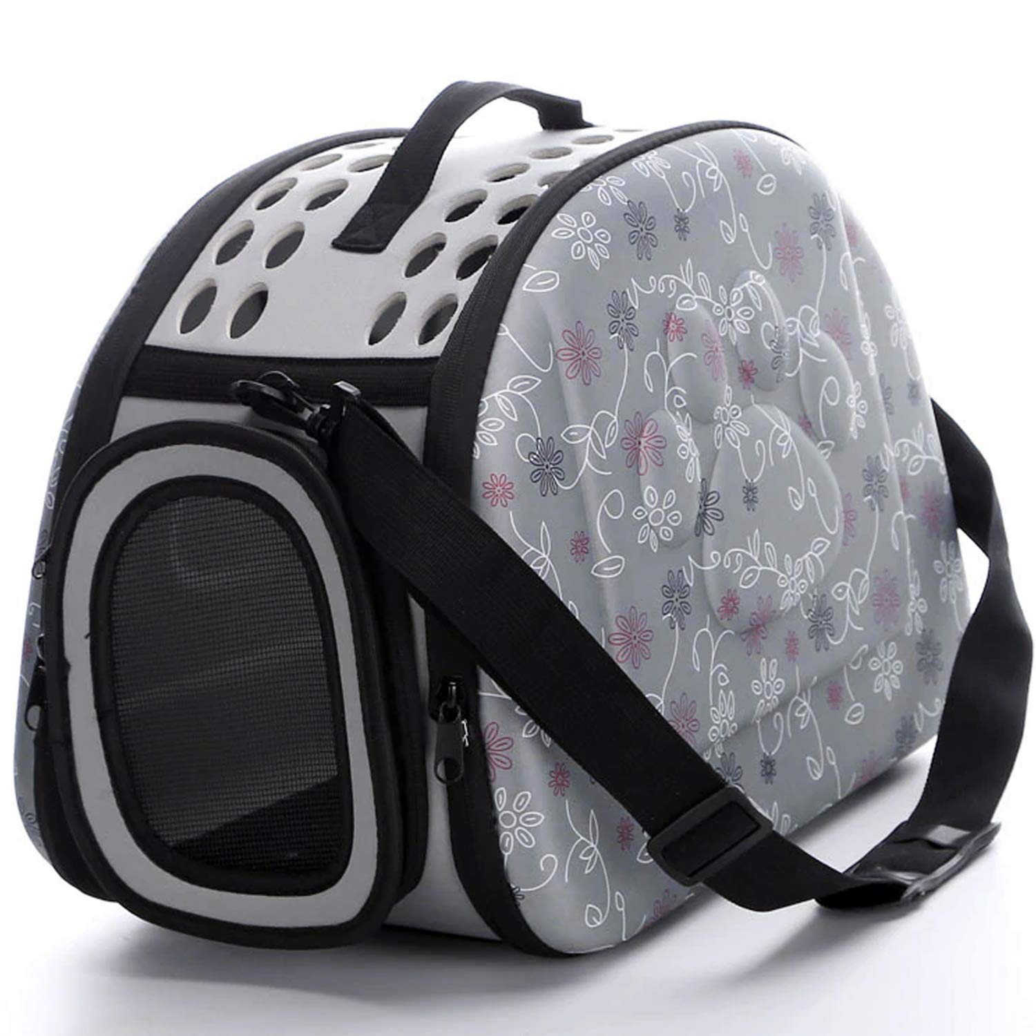 Petlogix Portable Foldable Pet Carry Bag Travel Shoulder Puppy Cat Outdoor Carrier Soft EVA Breathable Handbag (17 x 13 Inches, Random Colors) (B083LPZX88) Amazon Price History, Amazon Price Tracker