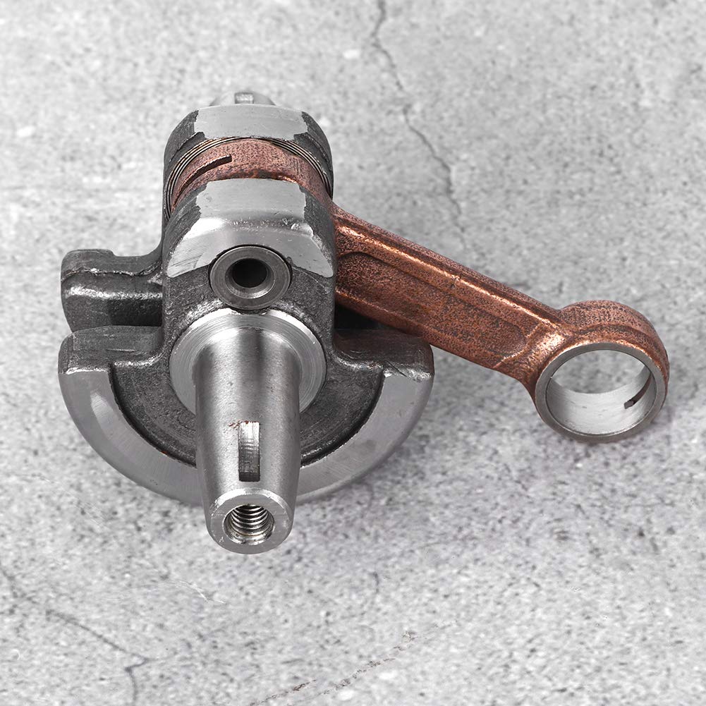 Nikou Albero motore a semicerchio - Sostituzione dell'albero motore a semicerchio da 44 mm/1,7 pollici resistente alla corrosione per Mini Pocket Bike 47cc 49cc