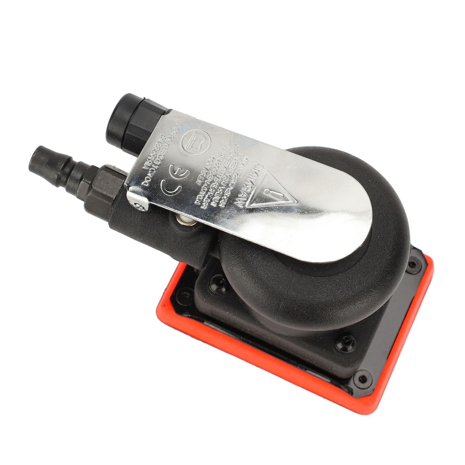 Pyhodi 12000rpm Pneumatic Sander, Air Square Sanding Machine with Automatic Exhaust, Comfortable Handle, Speed Adjustable, Random Orbit Air Sanders, 75x100mm for Car Waxing Polishing