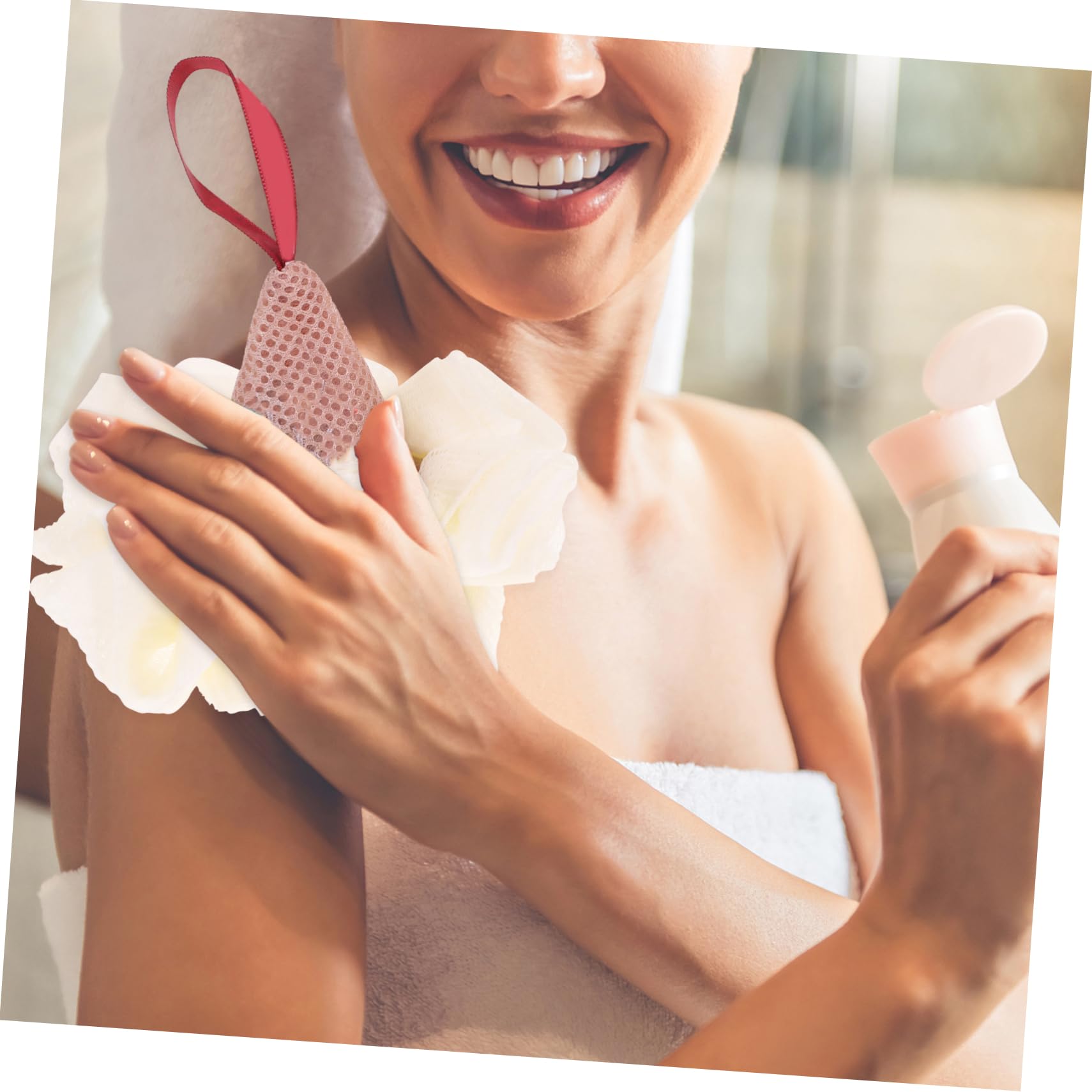 Healeved 9pezzi Adorable Shower Bath Spugne Esfolianti Per Doccia Pratiche e Colorate Per La Pulizia Della Colori Random