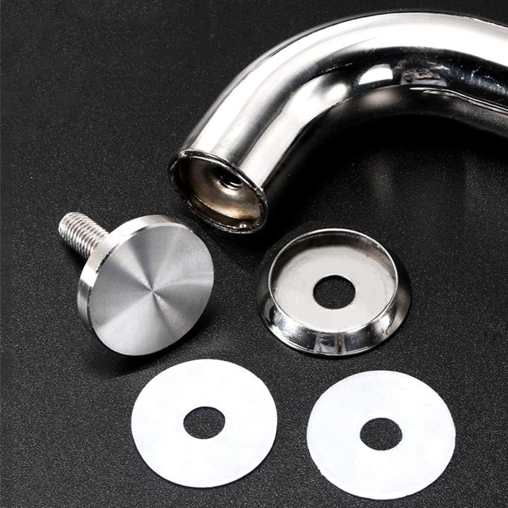 Shower Door Handles Parts Replacement Hardware Sets - Hole Centres Optional - Doorknobs Push and Pull Handle for Bathroom,Kitchen, Chrome Stainless Steel (Size : 225mm+425mm)