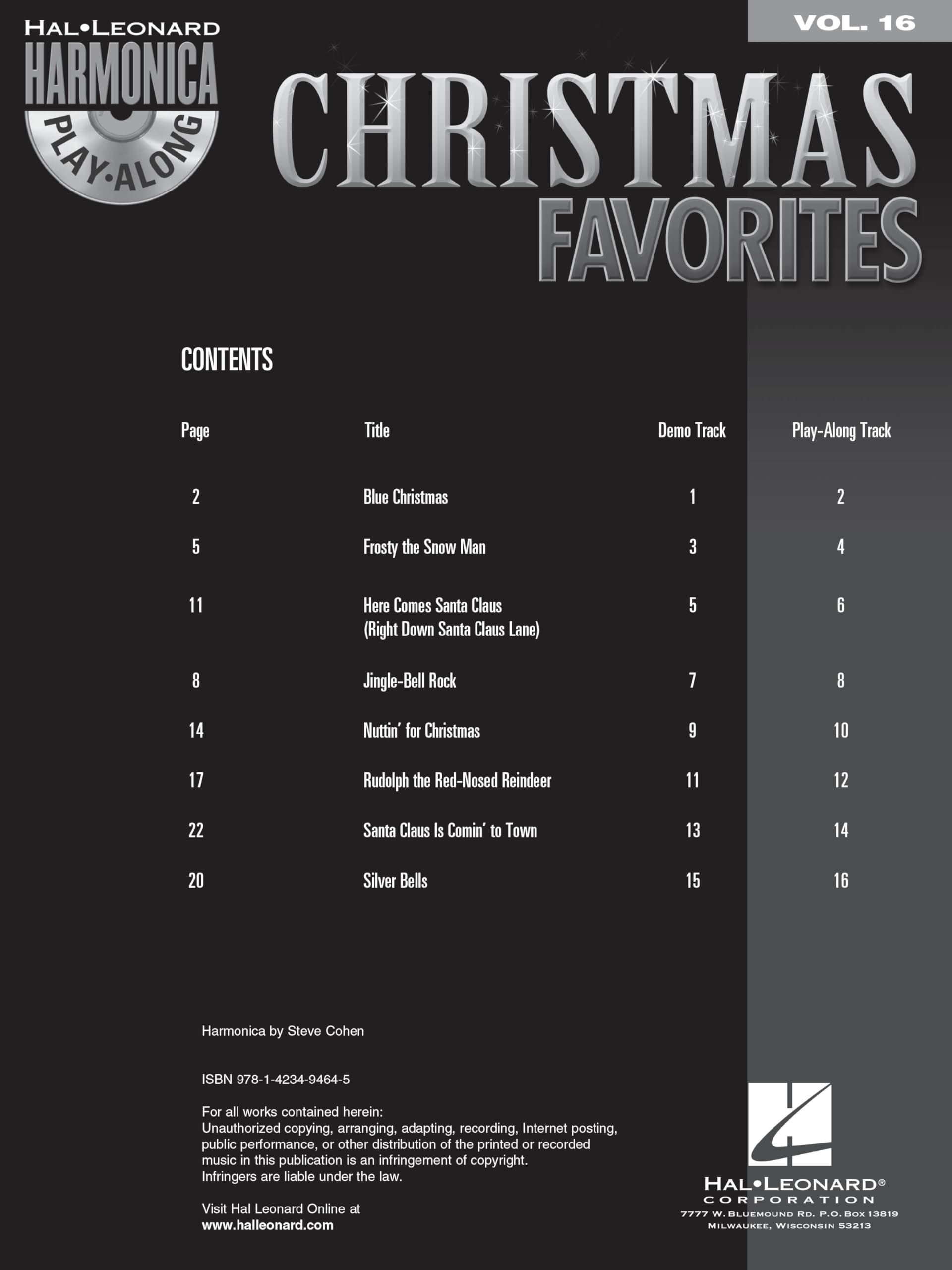 Christmas Favorites: Harmonica Play-along