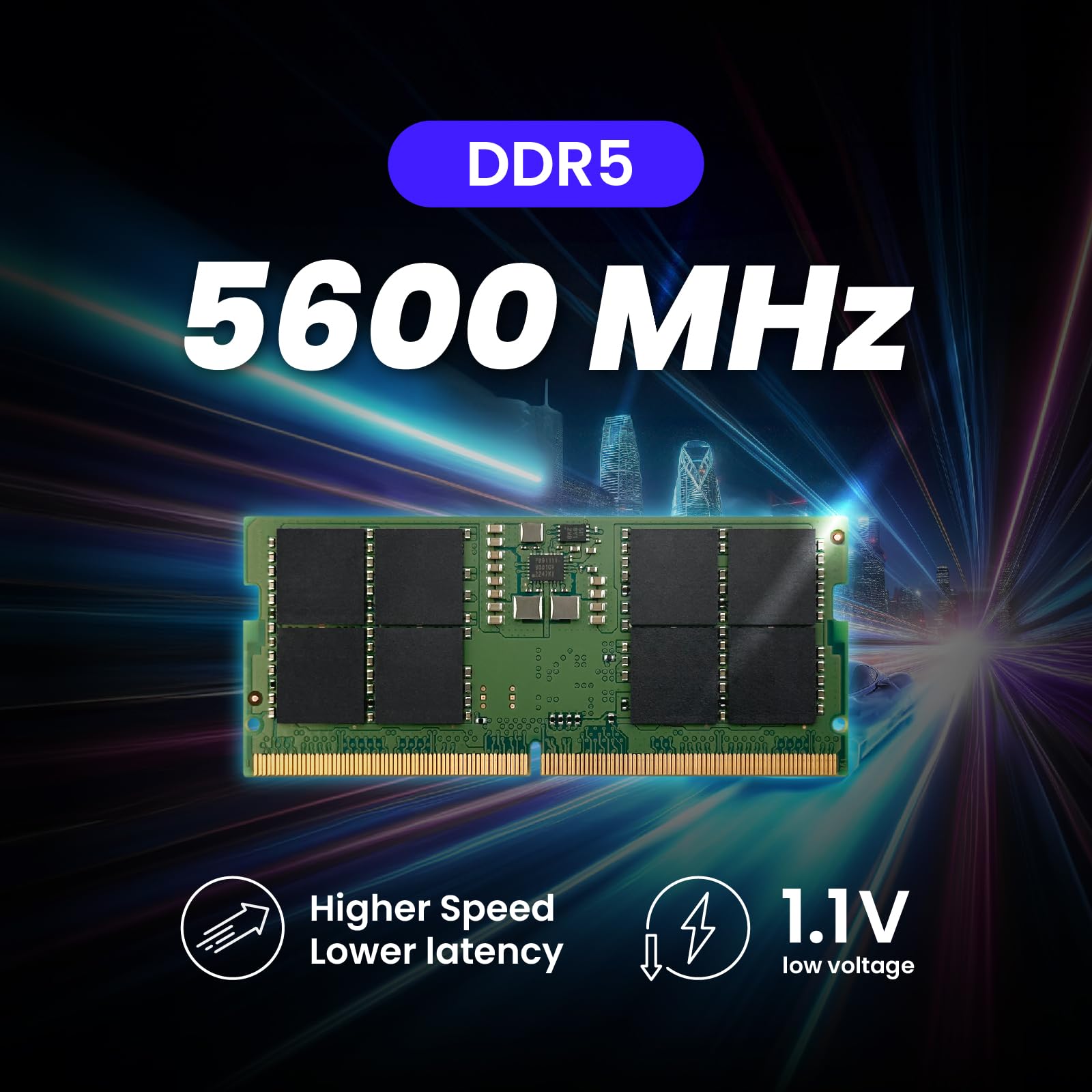 Amazon.co.jp: MMOMENT DDR5 16GB 5600Mhz PC5-44800 ノートPC用メモリ