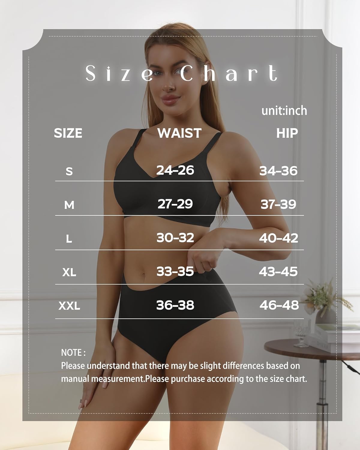 LEVAO Womens Underwear High Waist Seamless Briefs Full Coverage No Show Ladies Panties 4 Pack S-XXL - Image 7