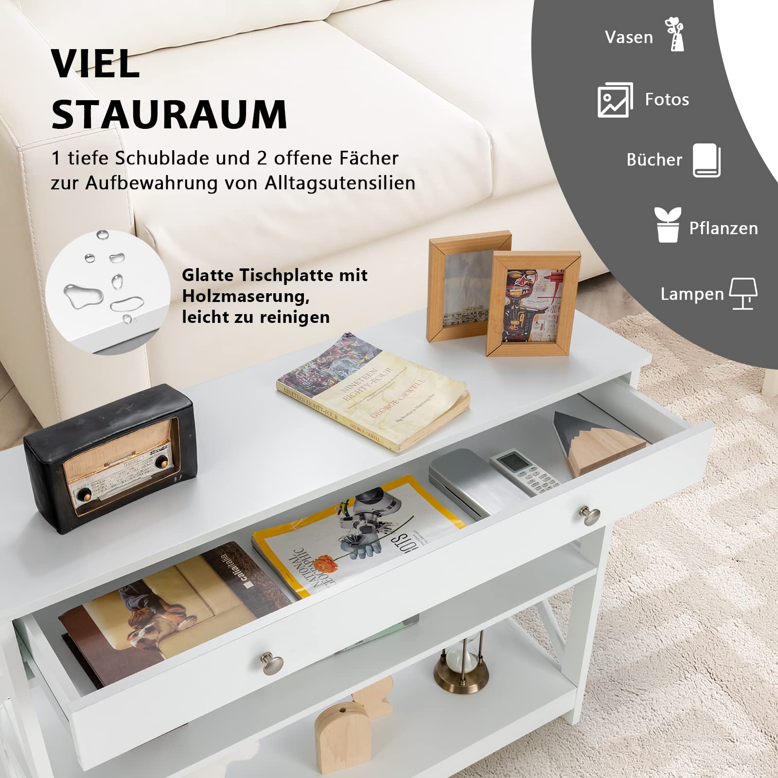 Luxe - Onderhoudsvriendelijk - Woonkamer Sidetables