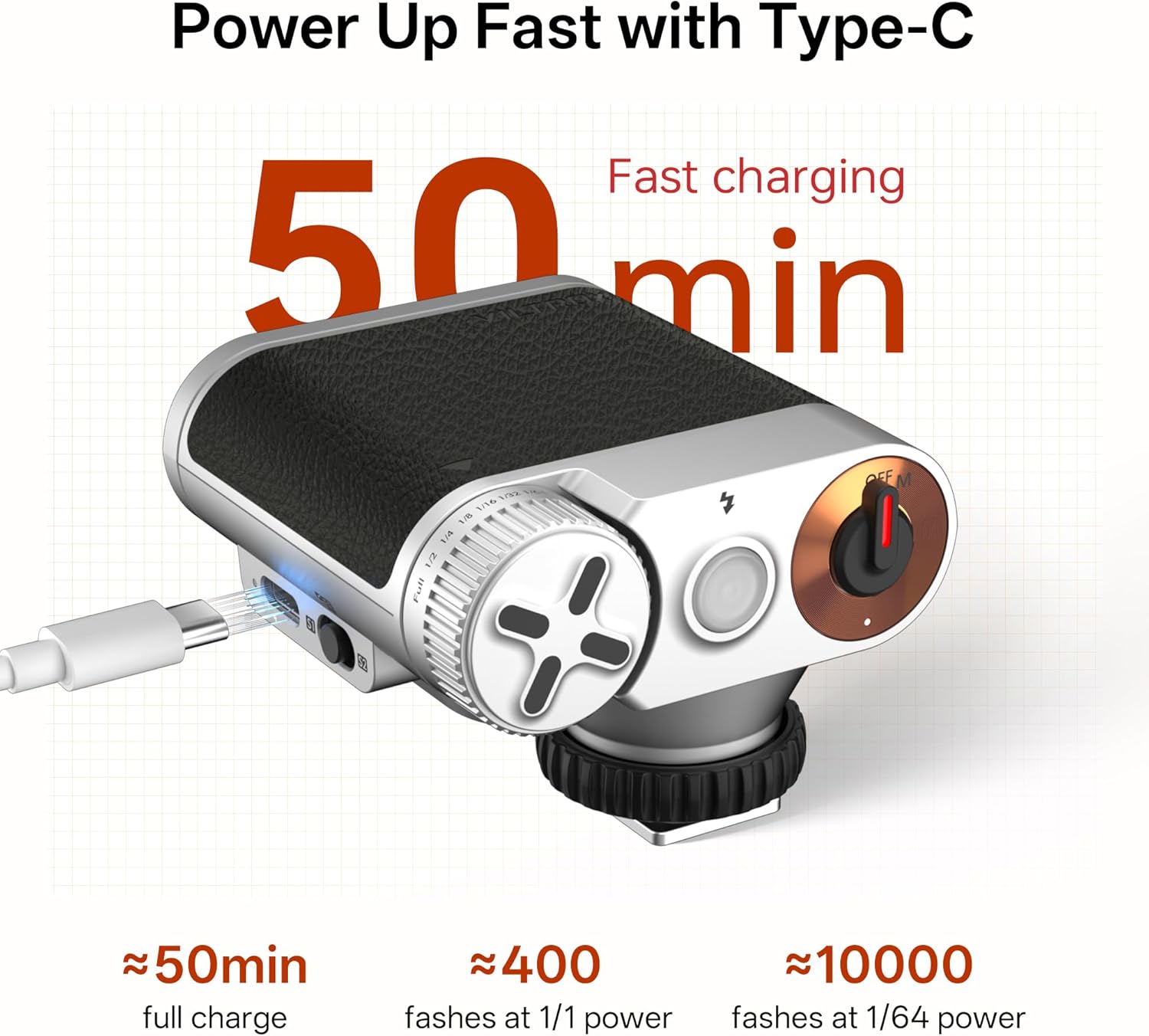 VILTROX Vintage Z1 with the diffuser attached, shown on a camera.