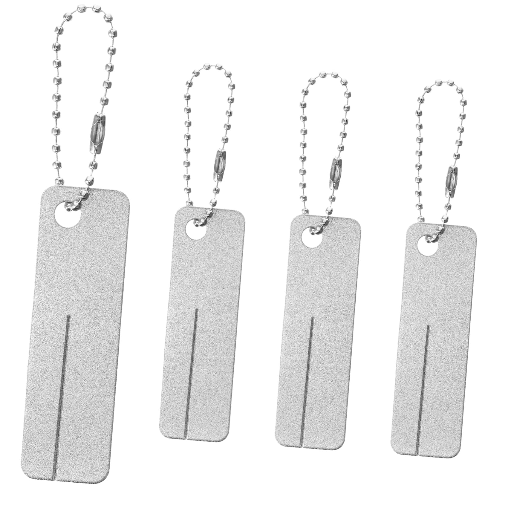 BESPORTBLE Aiguiseur Affûteur De Hameçons De Pêcheur Pierre À Aiguiser Crochets De Poisson Affûteur D'outils Outil De Meulage Accessoire De Pêche Partie Hameçon Diamant Silver